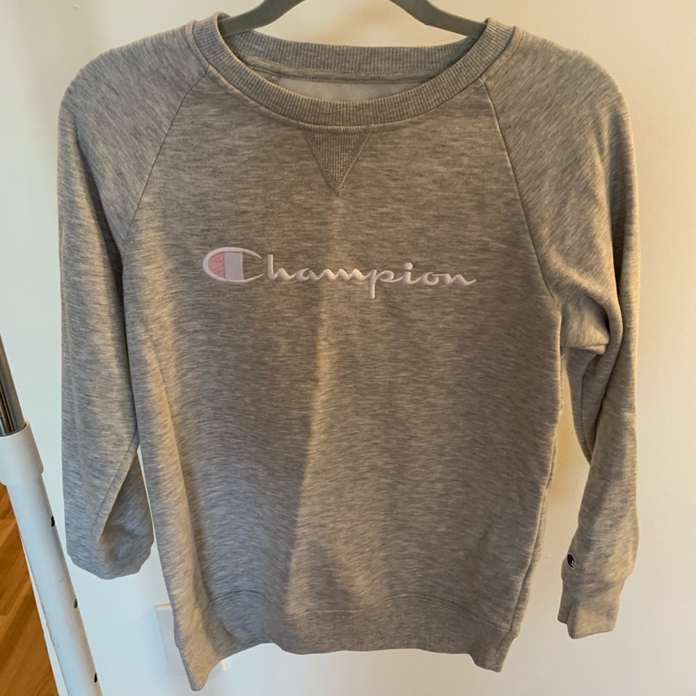 Champion Heritage Girls Classic Fleece Pullover Crewneck Sweatshirt Kids